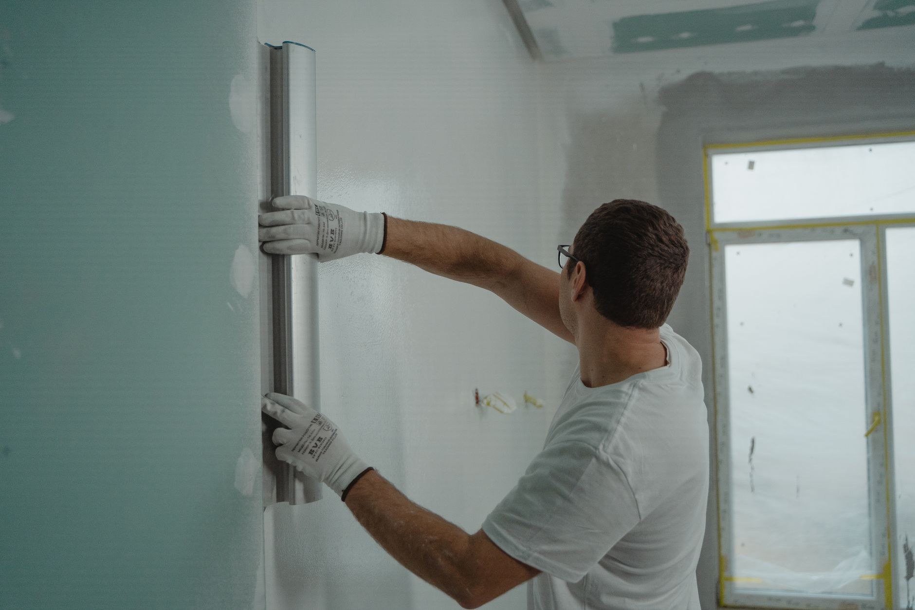 Sample image, representative of plastering work